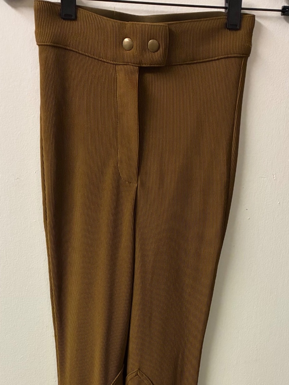American Apparel High-Waist Riding Pants — Stretch Nylon, Size S